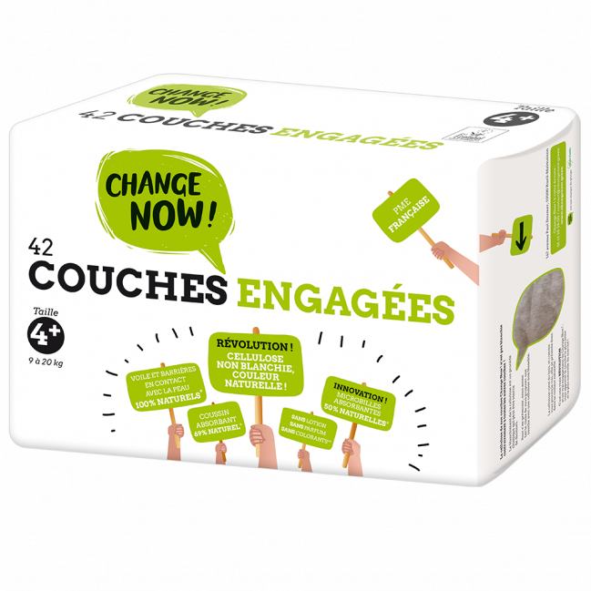 Couches engagées - Taille 4 +