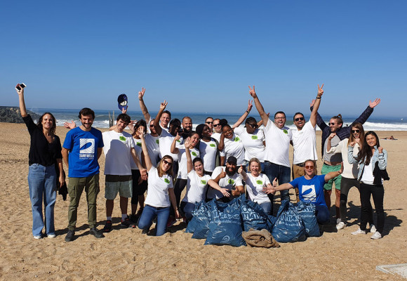 Journée de ramassage des déchets sur la plage de Tarnos avec l’équipe de Change Now !
